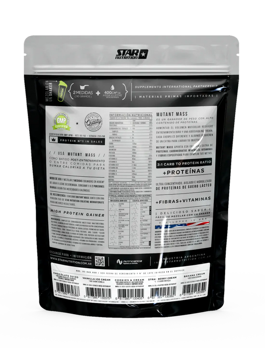 Mutant Mass Star Nutrition 1,5kg Star Nutrition