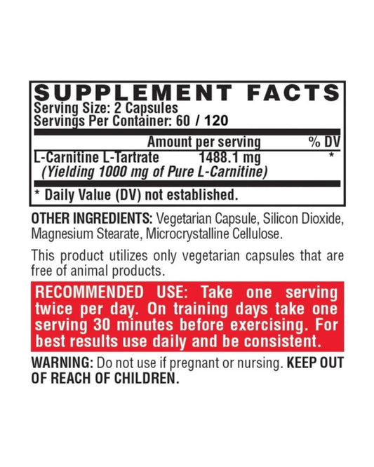 L-Carnitina Nutrex 60 Caps Nutrex