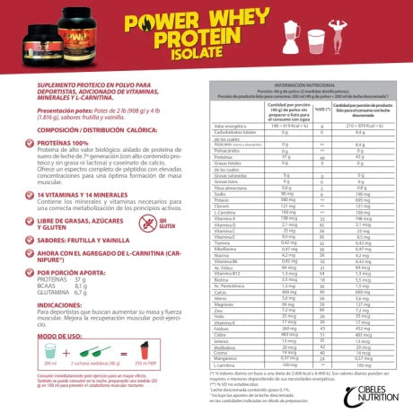 PWP Proteína Isolada Cibeles Cibeles